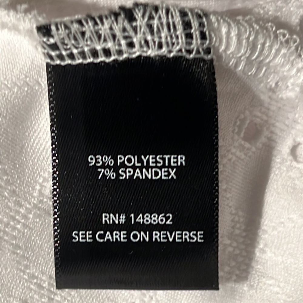 Torrid One Shoulder Ruffle Top Eyelet Jersey White Size 5X - Picture 8 of 10
